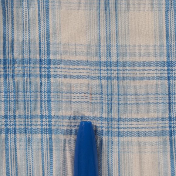 The North Face Shirt Women Small Light Blue Plaid Roll Tab Vented Hiking Outdoor - Picture 5 of 10